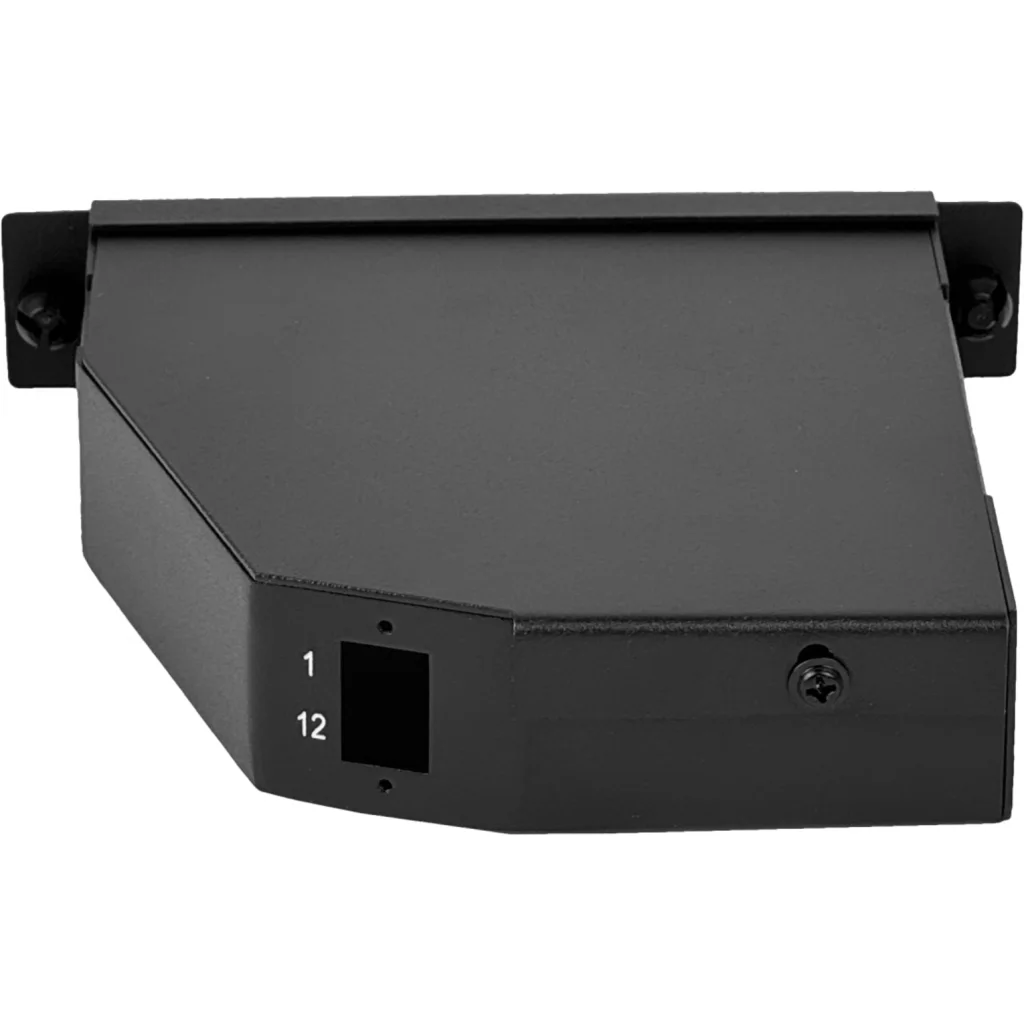 Cassette Vacio para/1U-3P 130mm 6-SC/LC 1-MPO Negro Metalico
