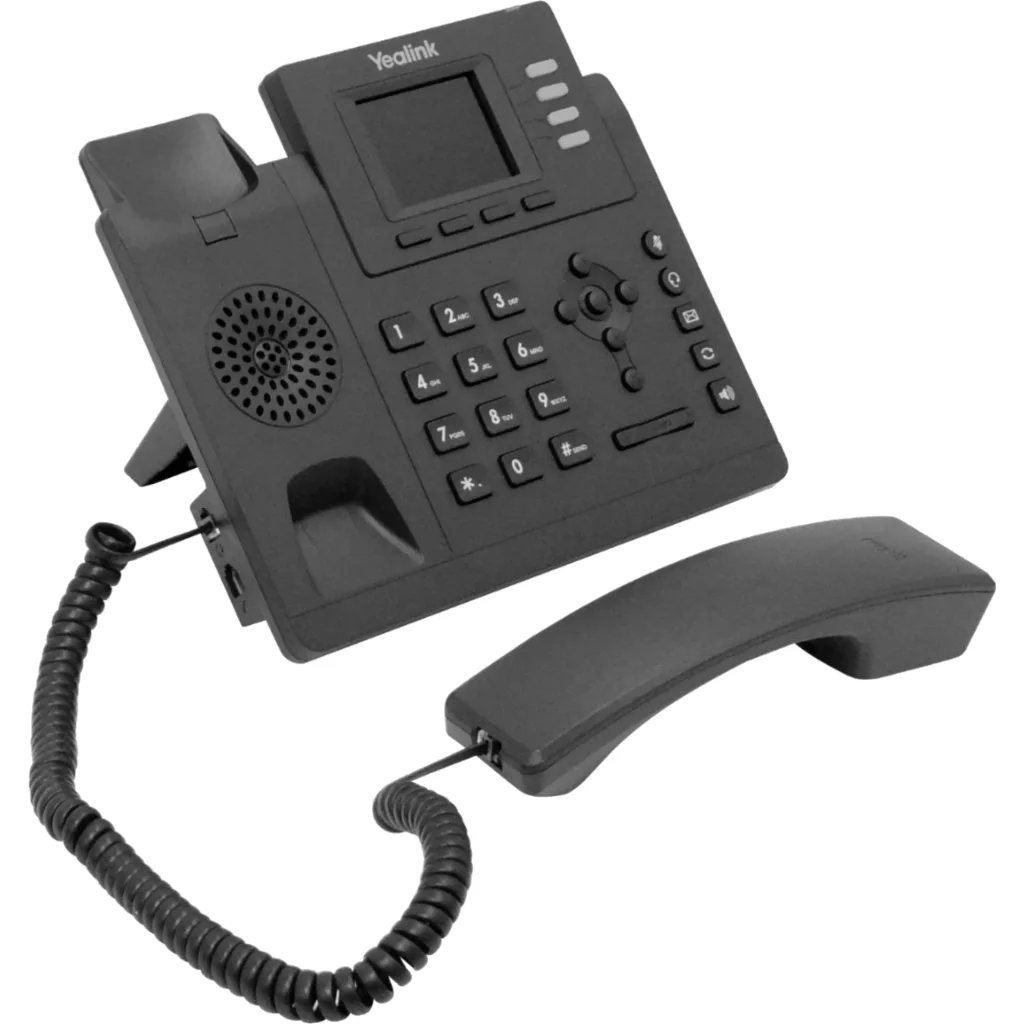 Téléfono Yealink IP Básico con 4 líneas SIP-T33G LCD Color 2.4" Soporta PoE
