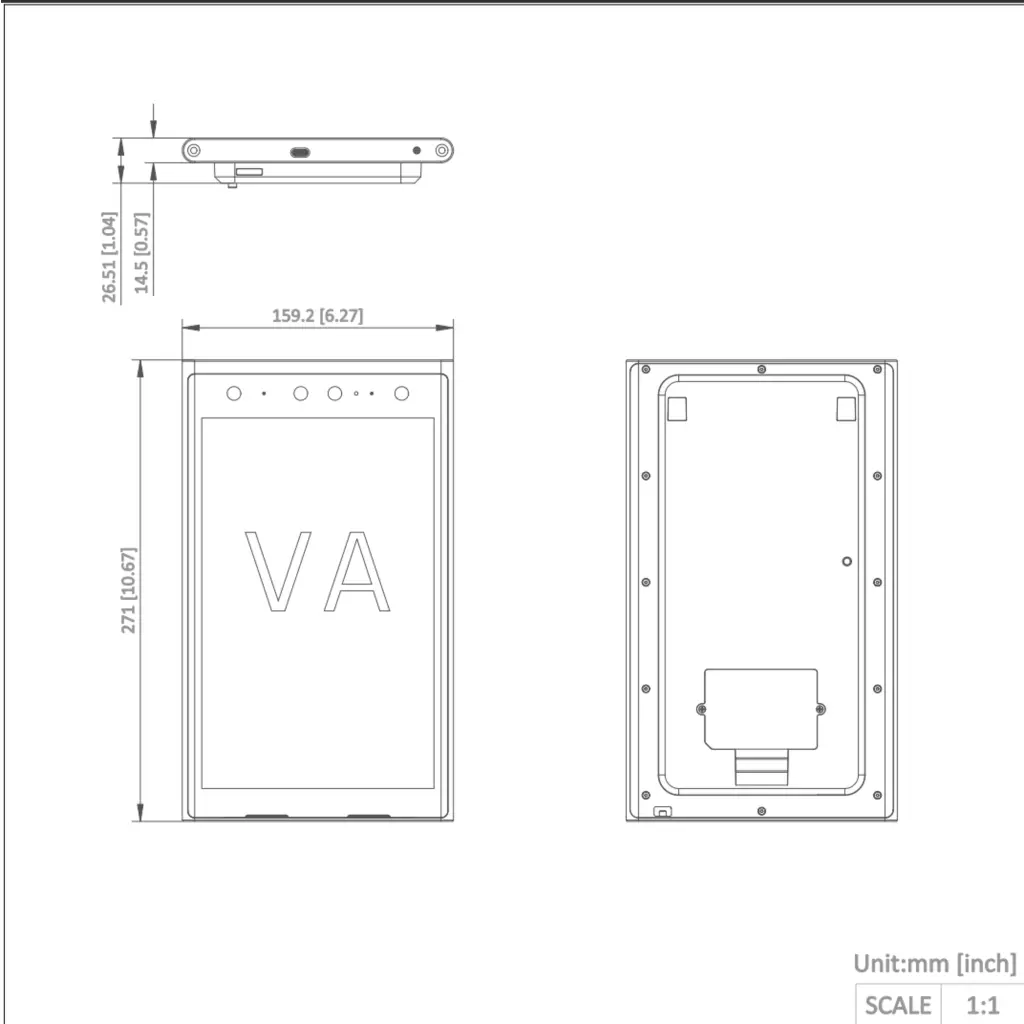 Imagen 3 de Estacion Maestra IP Touch Hikvision Multidepartamento Apertura Remota
