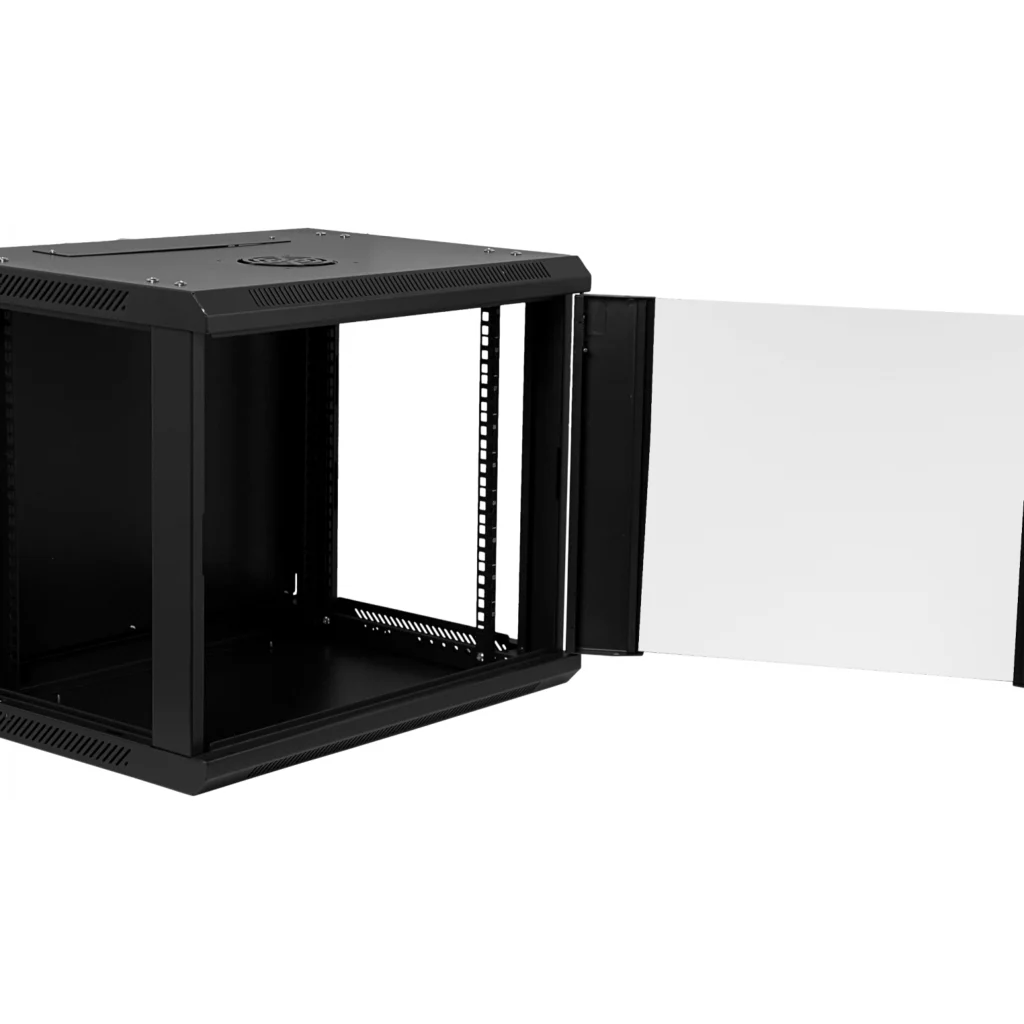 Imagen 5 de LINKMADE Desarmado 9U 45CM-Fondo Gabinete Rack Pared Muro Negro