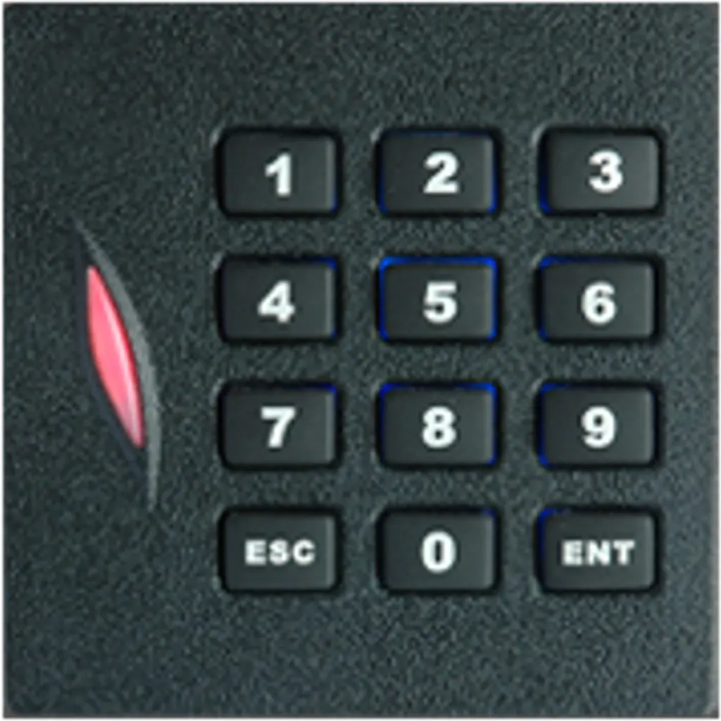 KR102E. Lector esclavo de tarjetas RFID 125khz con teclado, wiegand 26bits, uso exterior ip65.