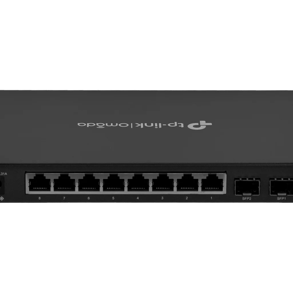 Imagen 1 de TP-LINK 8-1000-PoE-at 2-SFP 53W-tot Switch Smart Desktop inc48V Omada