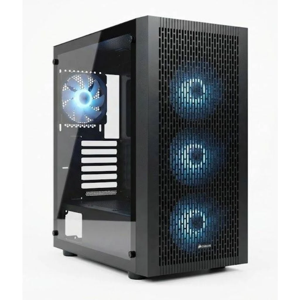 Imagen 5 de Gabinete Gamer EsGaming F22-BK Incluye 4 Ventiladores 120mm ARGB sin Fte ATX