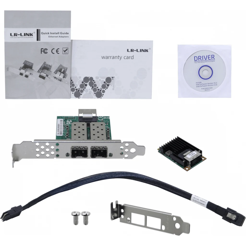 Imagen 3 de LRLINK MiniPCIe 2-SFP 1G NIC LRES2203PF Tarjeta Server Intel I350AM2