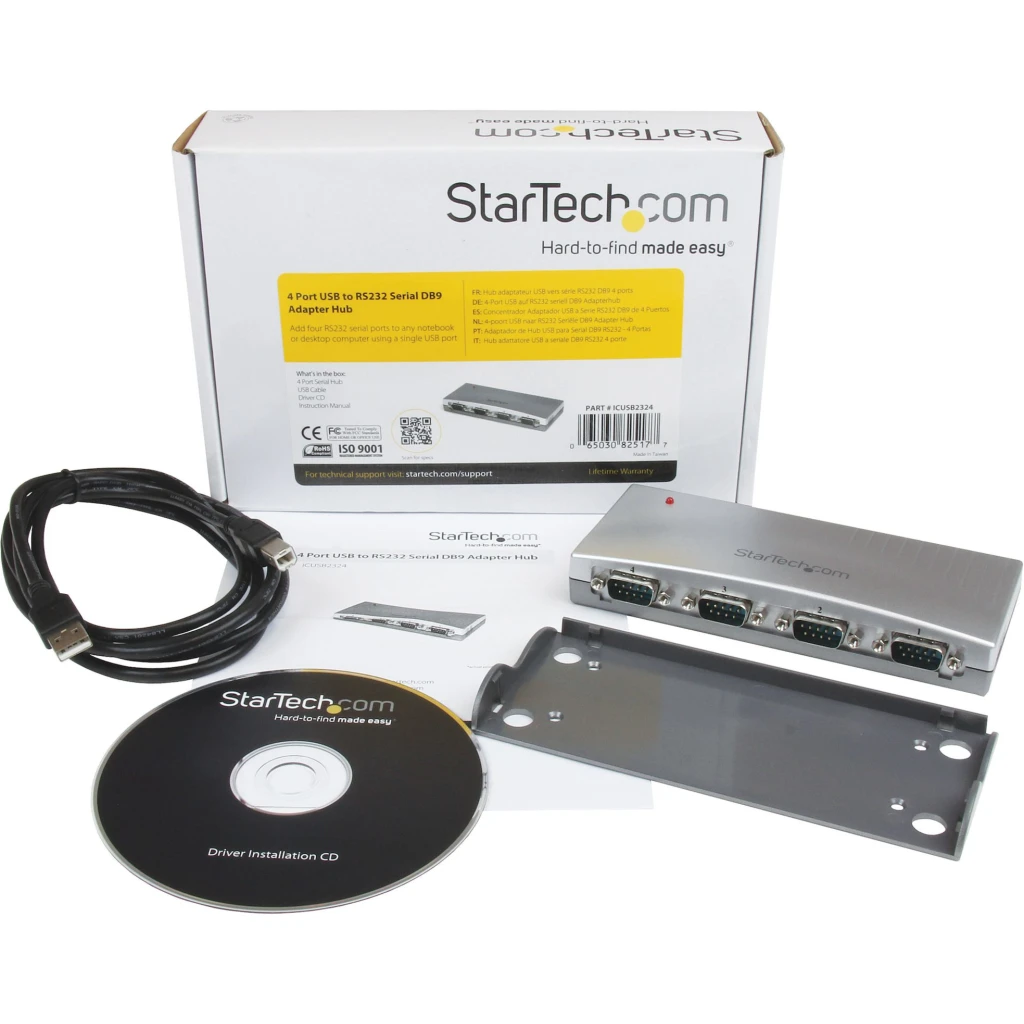 Imagen 3 de HUB Concentrador StarTech Externo USB a 4 Puertos Seriales RS232 DB9 
