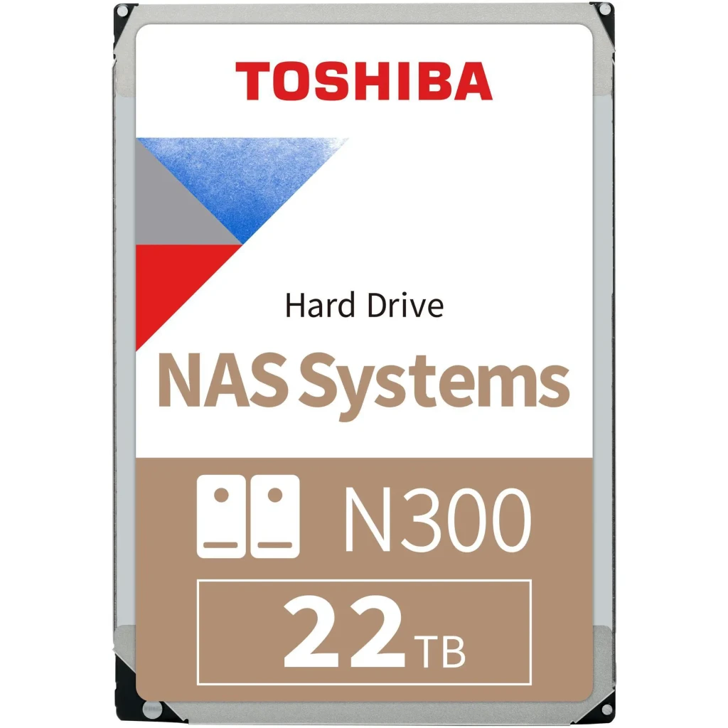 Disco Duro Toshiba Interno NAS N300 22TB