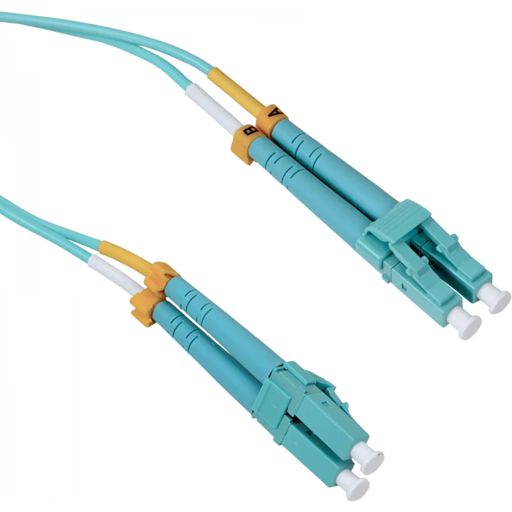 Imagen 1 de UBIQUITI 50cm LC-LC OM3 MultiModo MM Duplex Jumper Fibra 2mm 50/125um
