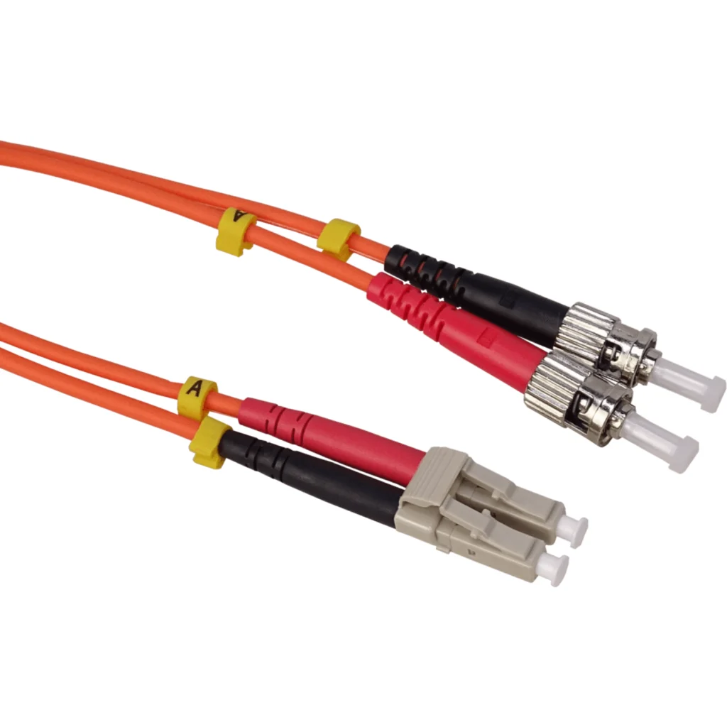 Imagen 1 de Jumper Fibra 62.5/125um 3mt LC-ST OM1 Multimodo MM Duplex