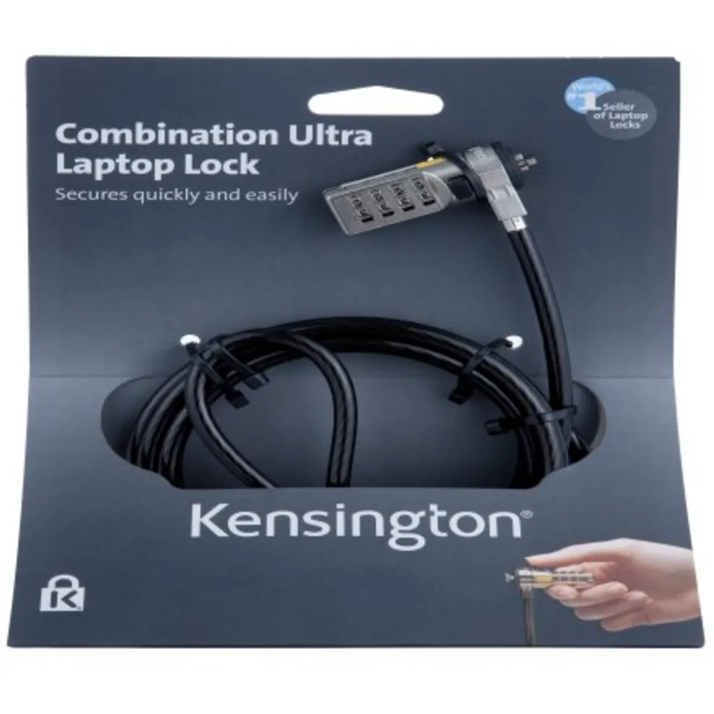 Imagen 4 de Cable de Seguridad Kensington MicroSaver 2mts Color Gris CON CLAVE (Reacondicionado)