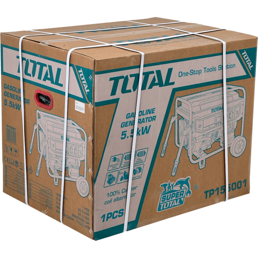 Imagen 4 de TOTAL 5000W Generador electr a gasolina Tanque-25L 220VAC TP155001