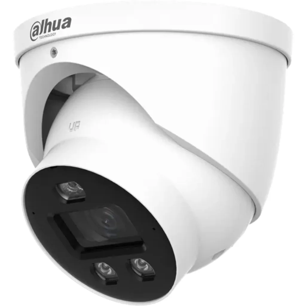 Imagen 2 de DH-IPC-HDW3449H-AS-PV-0280B-PRO. camara IP Dahua tipo Eyeball de 4MP lente fijo de 2.8mm con tecnologia doble iluminacion y disuasion activa