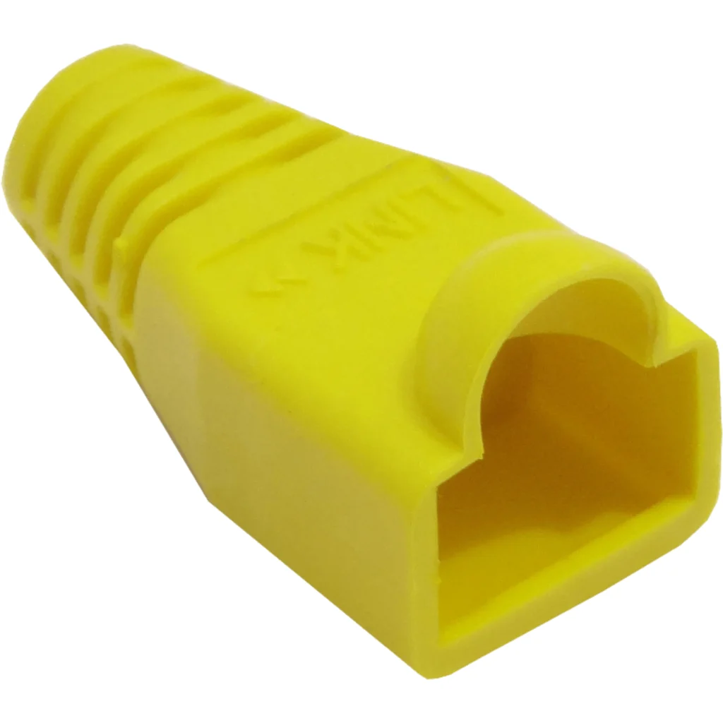 Imagen 3 de BOLSA 100 UNIDADES CAPUCHON p/RJ45 Amarillo