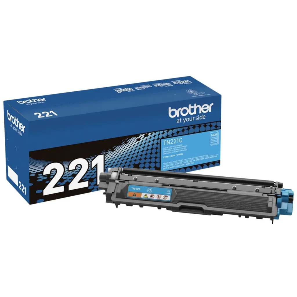 Imagen 5 de Toner Brother TN-221C Cyan Comp. DCP 9020 MFC-9330CDW HL-3150CDN, 1400 Página