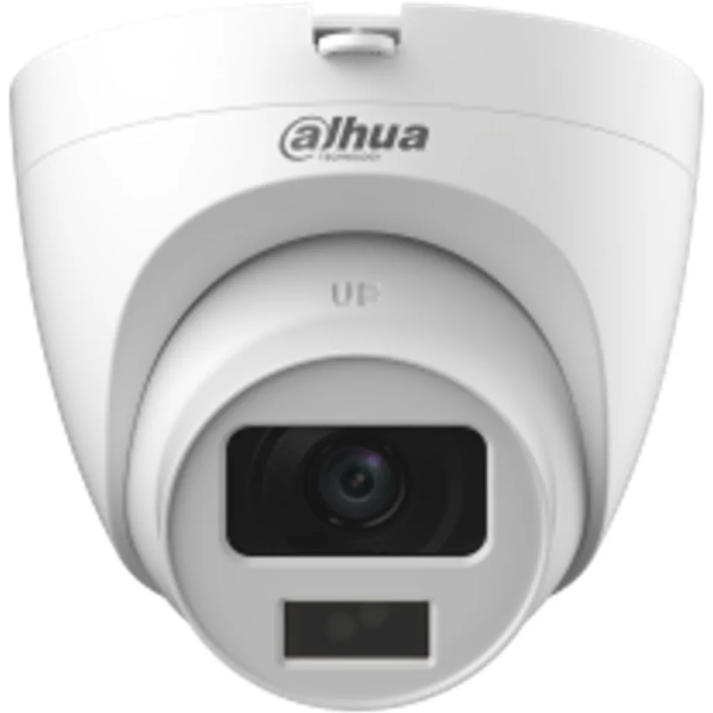 DH-HAC-HDW1209CLQN-LED-0280B-S3. Camara HDCVI Dahua tipo eyeball full color 2MP lente fijo 2.8mm IP6