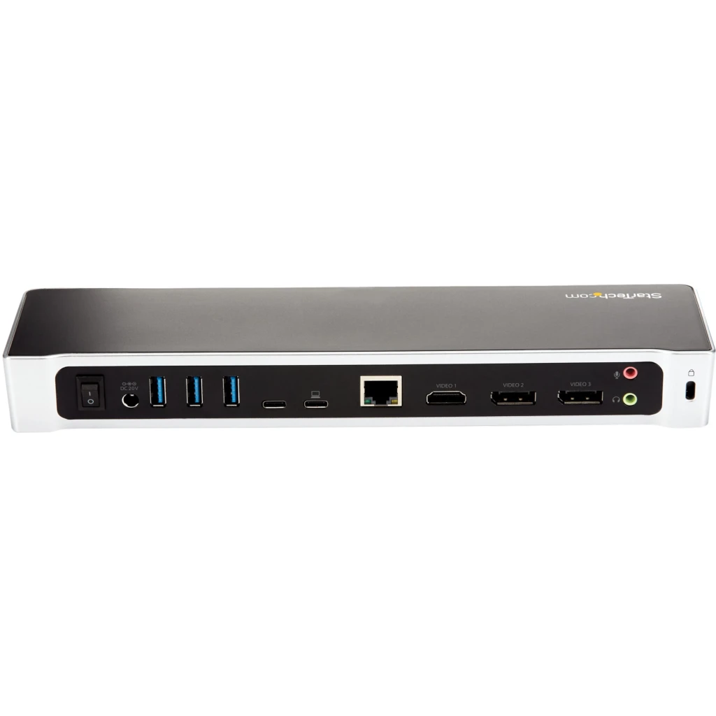 Imagen 9 de Docking Station StarTech USB-C a Prts 2*DP HDMI LAN 4*USB3.0 2*USB-C Plata/Negro