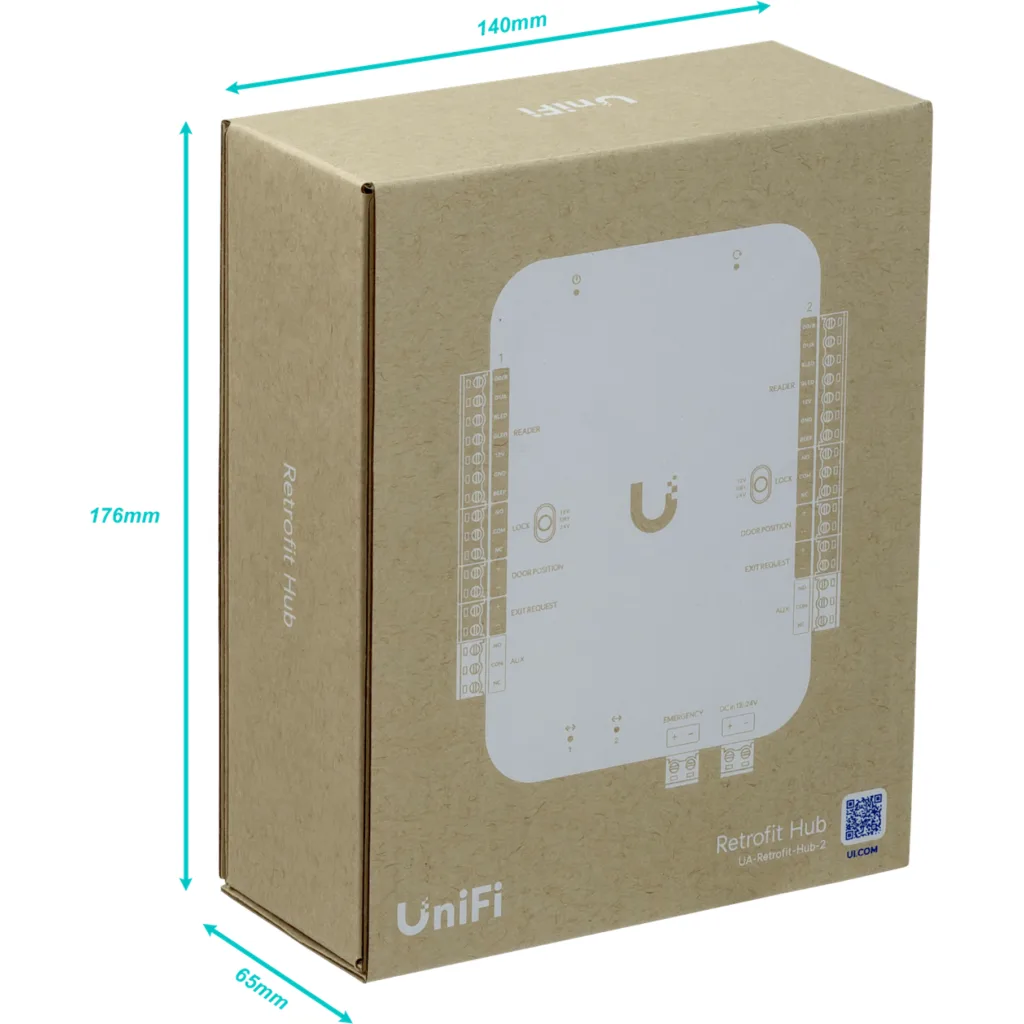 Imagen 3 de UBIQUITI Control 2-Puerta Wiegand 12/24V-Out 2-100 Riel-Din req-12/24V