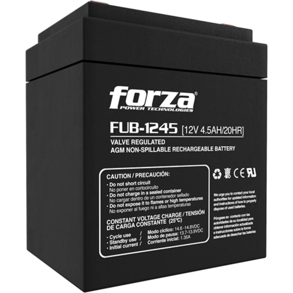 Imagen 3 de Batería Forza FUB-1245, para UPS 12V 4.5Ah Recargable