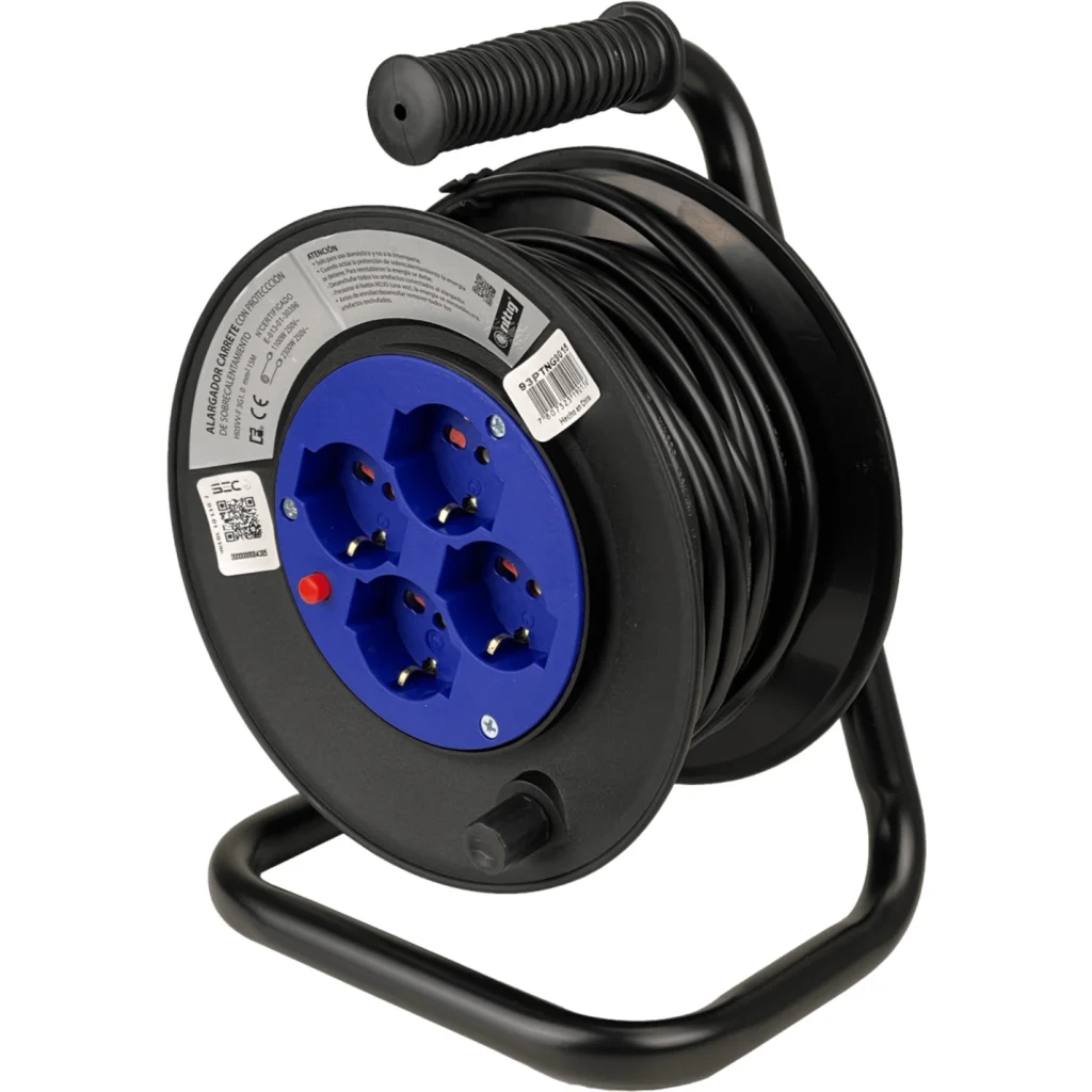 Imagen 2 de RITTIG 15mts Alargador Carrete 4-Multinorma-H 1-16A-IM 250V Proteccion