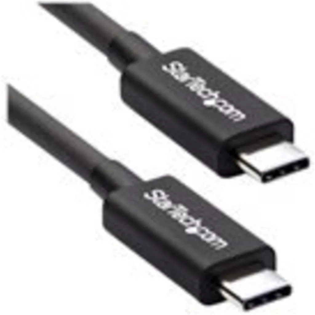 Imagen 6 de Cable Thunderbolt 3 USB-C M/M 40Gbps 0.5mts Color Negro - StarTech