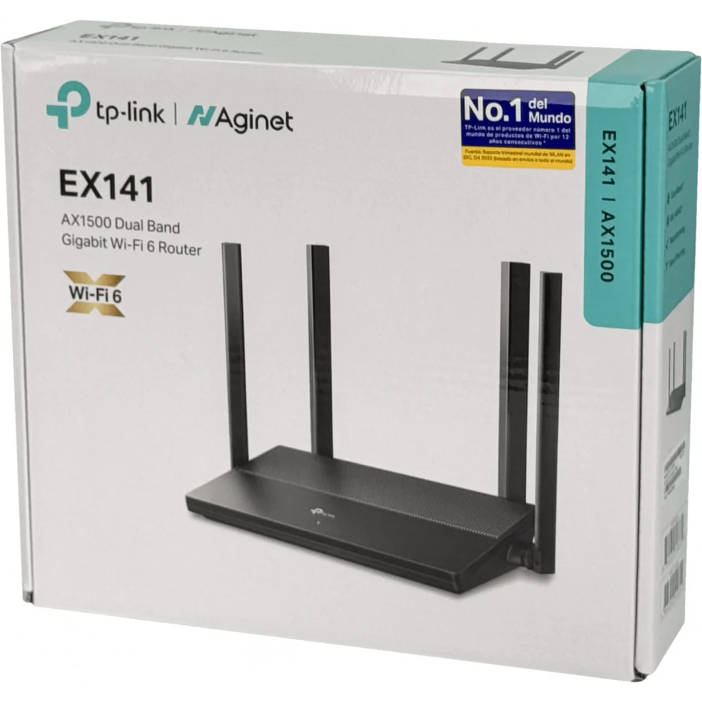 Imagen 3 de EX141. Enrutador Wi-Fi 6 Gigabit de doble banda AX1500