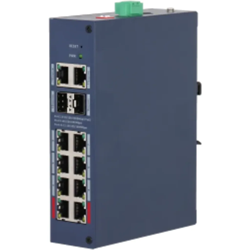 DH-CHS4212-8GT-110. 12-Port Cloud Managed Hardened Gigabit Switch with 8-Port PoE