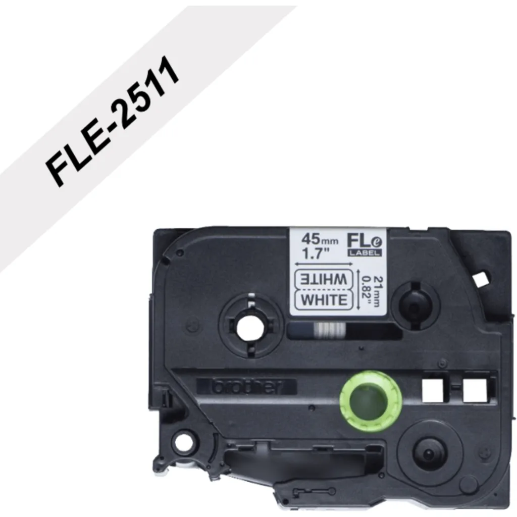 Imagen 1 de BROTHER Cinta Etiqueta Modo Bandera precortada Cables 72-etiq 21x45mm