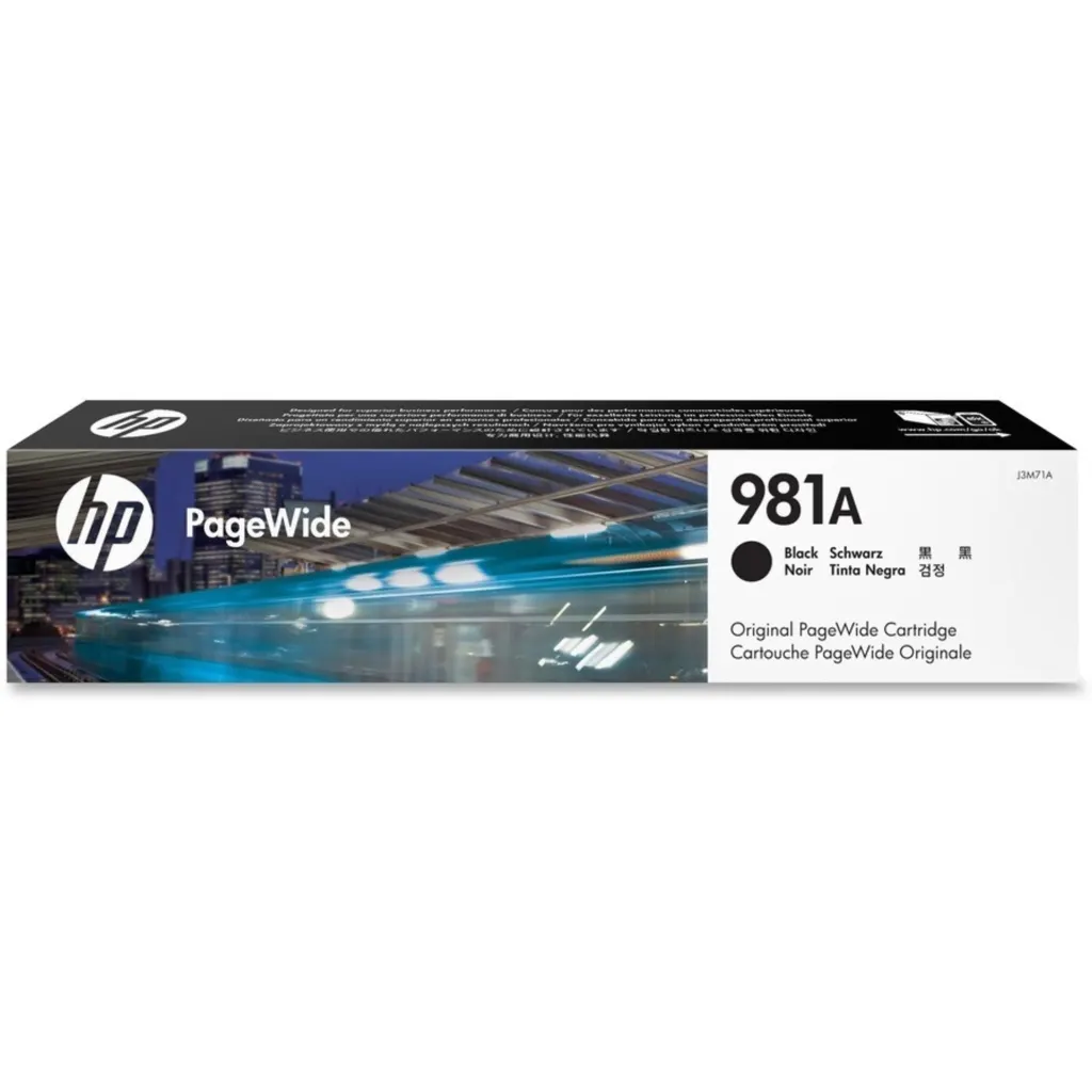 Catridge HP 981A Negro ORIGINAL PAGEWIDE CAT. 6000 pag. 