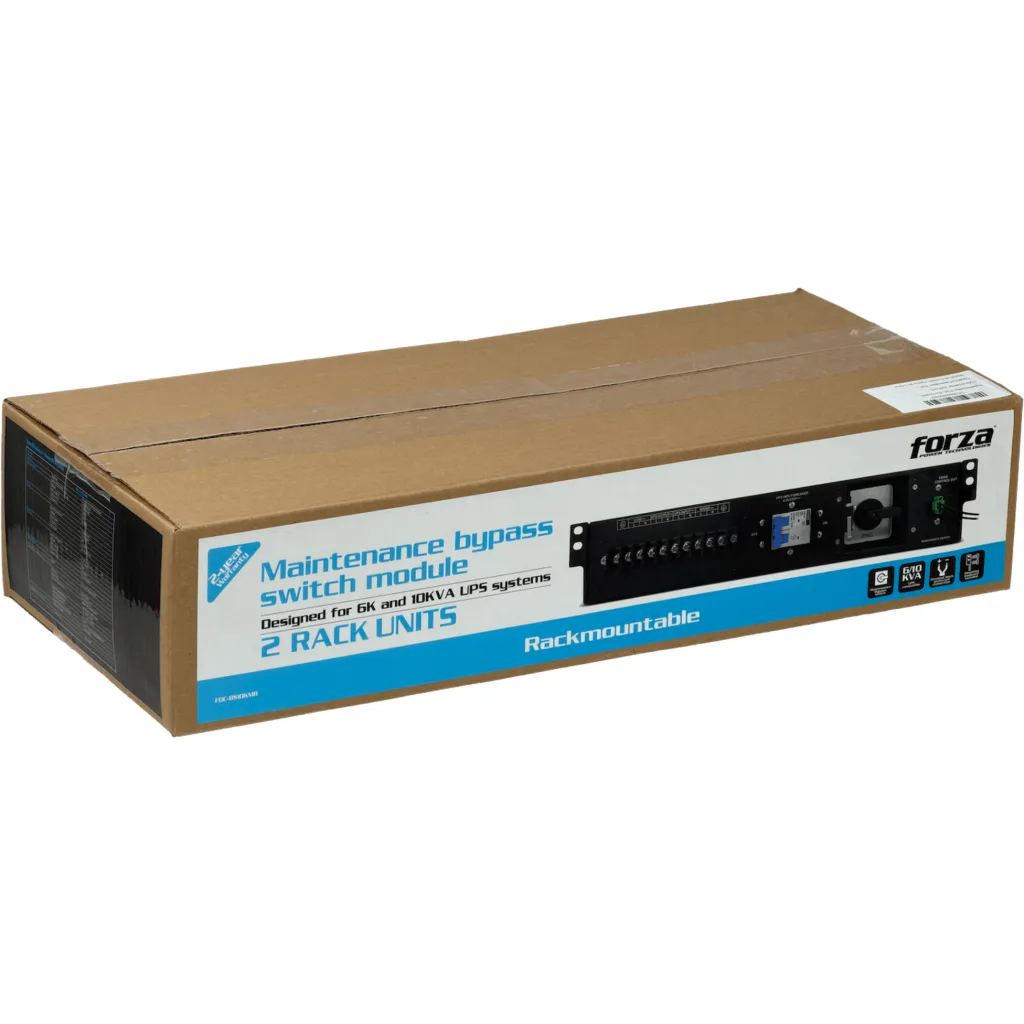 Imagen 7 de FORZA bypass 1-Fase 63A Conmutador Manual Rack 2U para/UPS 6/10KVA