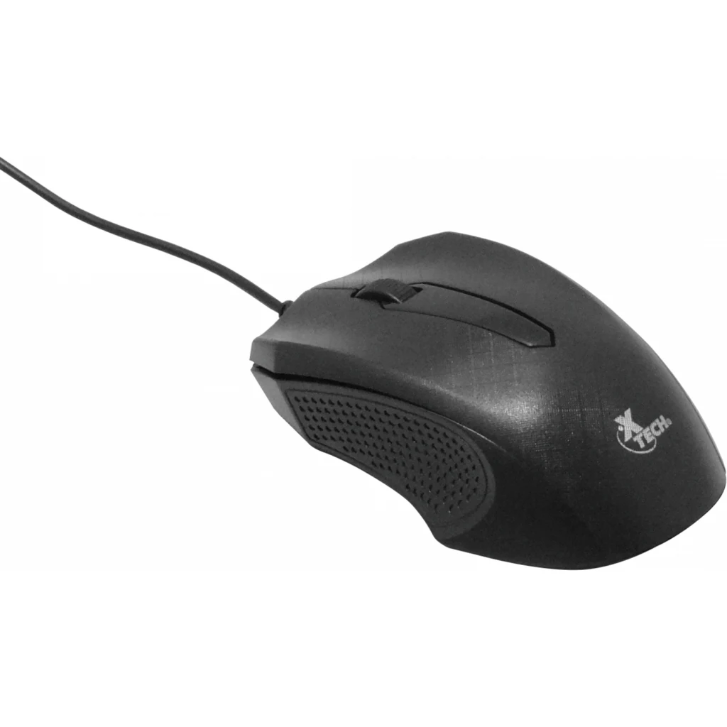 Imagen 1 de XTECH Mouse USB-AM Cableado-125cm Negro Raton Optico