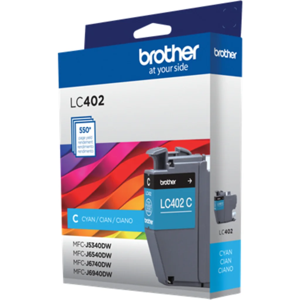 Imagen 4 de Cartridge Brother LC402CS Cyan Comp. MFCJ6740DW, 550 Páginas