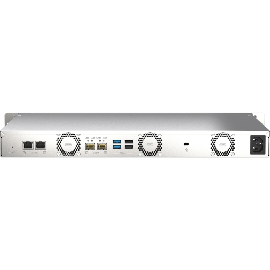 Imagen 1 de NAS QNAP TS-435XEU-4G-US, 4 Bahías SSD M.2 NVMe CPU Marvell Octeon RAM 4GB 