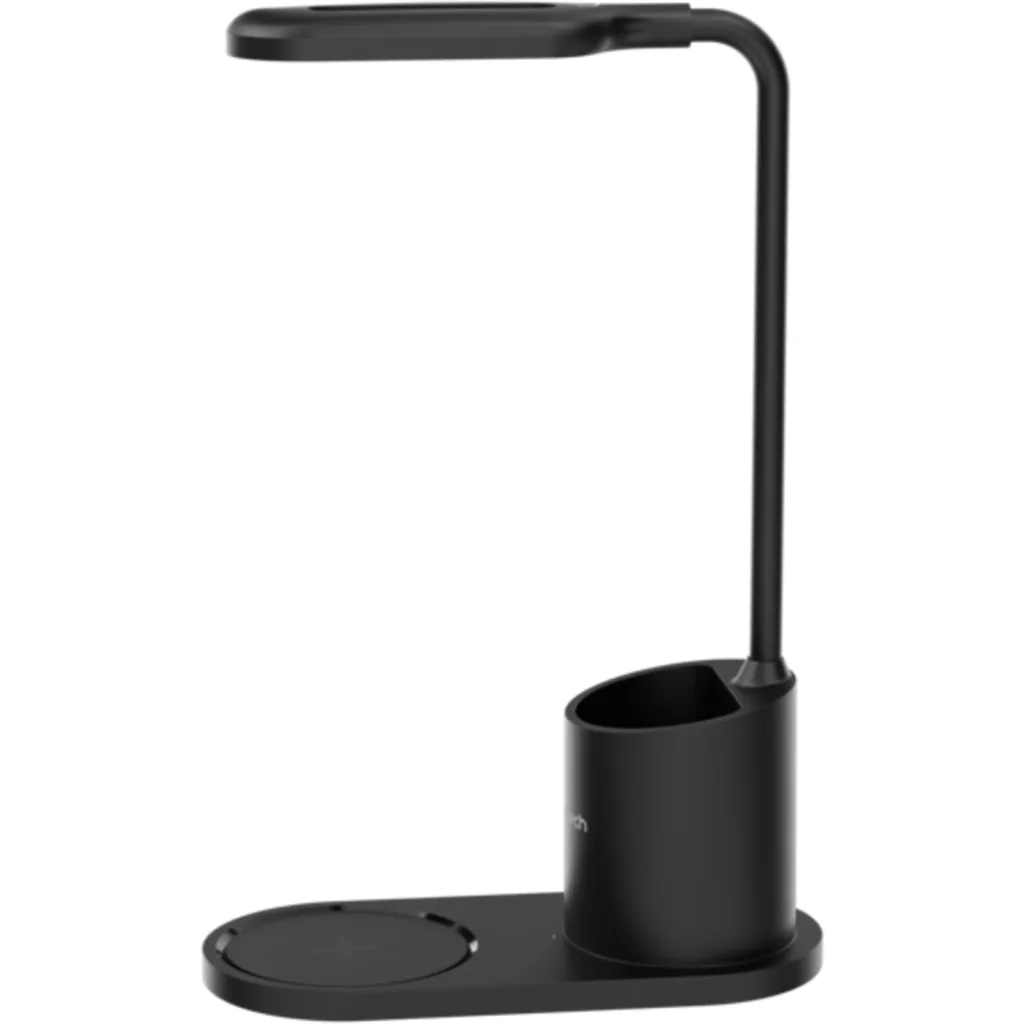 Imagen 7 de Lámpara LED de escritor XTech XTA-701, con portalápices y base de carga inalámbr