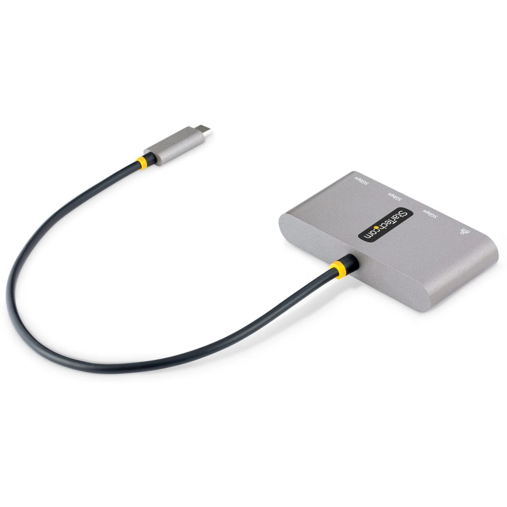 Imagen 1 de 3-Port USB-C Hub with Ethernet Portable