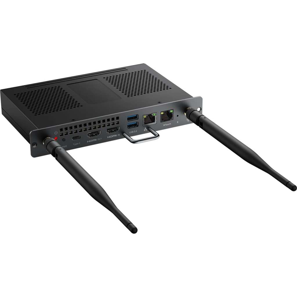 Mini PC modular tipo OPS disenado para sistemas de videoconferencia, con alto re