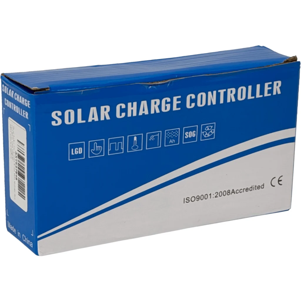 Imagen 1 de 12V/24V 60A FV-50V Regulador Carga PWM MPPT Solar 2-USB-A