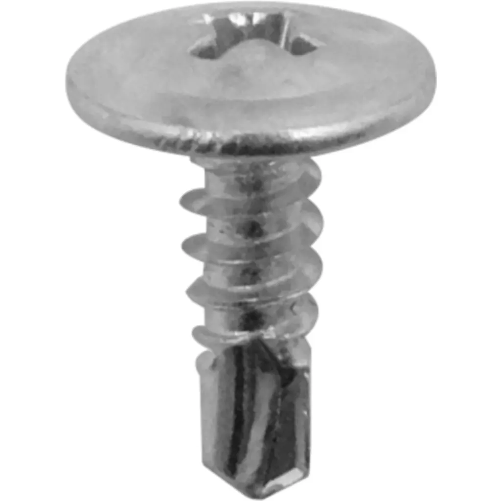 Lenteja-10mm 100u. 8x1/2 Largo-13mm Zn Tornillo Autoperforante 0,5p