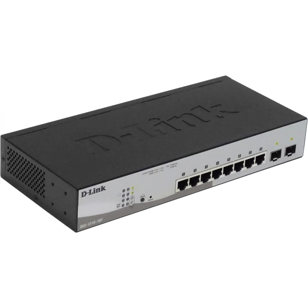 Imagen 5 de SWITCH DLINK DGS-1210-10P 10-ports Smart III Giga 2-porUTP/SFP; POE