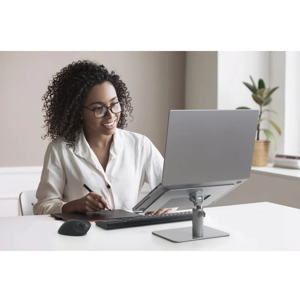 Imagen 3 de Base para Notebook Kensington K50424WW Universal Aluminio hasta 16" Color Plata