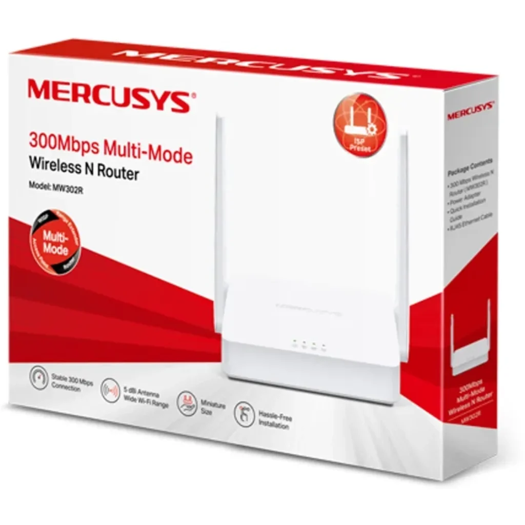 Imagen 3 de MW302R. Enrutador inalambrico N multimodo de 300 Mbps Mercusys.