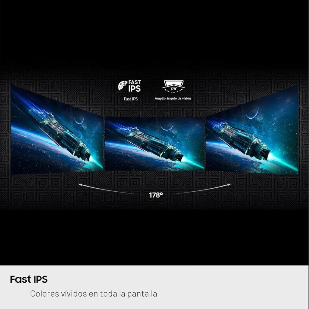 Imagen 4 de Monitor Gamer Samsung Odyssey G5 G50F 32" QHD 2540*1440 IPS HDMI 1ms(GTG) 180Hz 