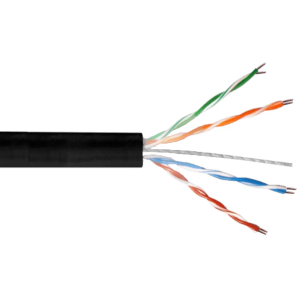 Imagen 1 de Cable de Red Trimerx Cat6 AWG23 Unifilar 305mts Color Negro