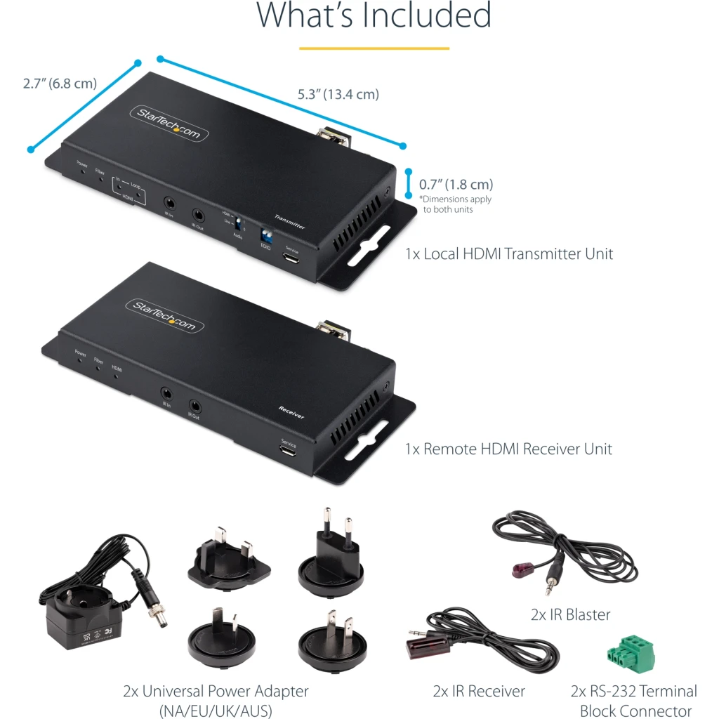 Imagen 11 de Kit Extensor HDMI por Fibra StarTech ST121HD20FXA2, 4K 60Hz HDMI