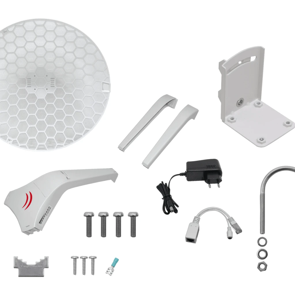MIKROTIK 2-Grillas 60GHz 802.11ad 1-1000 L3 inc24V 1,8gbps 1,5km 391mm