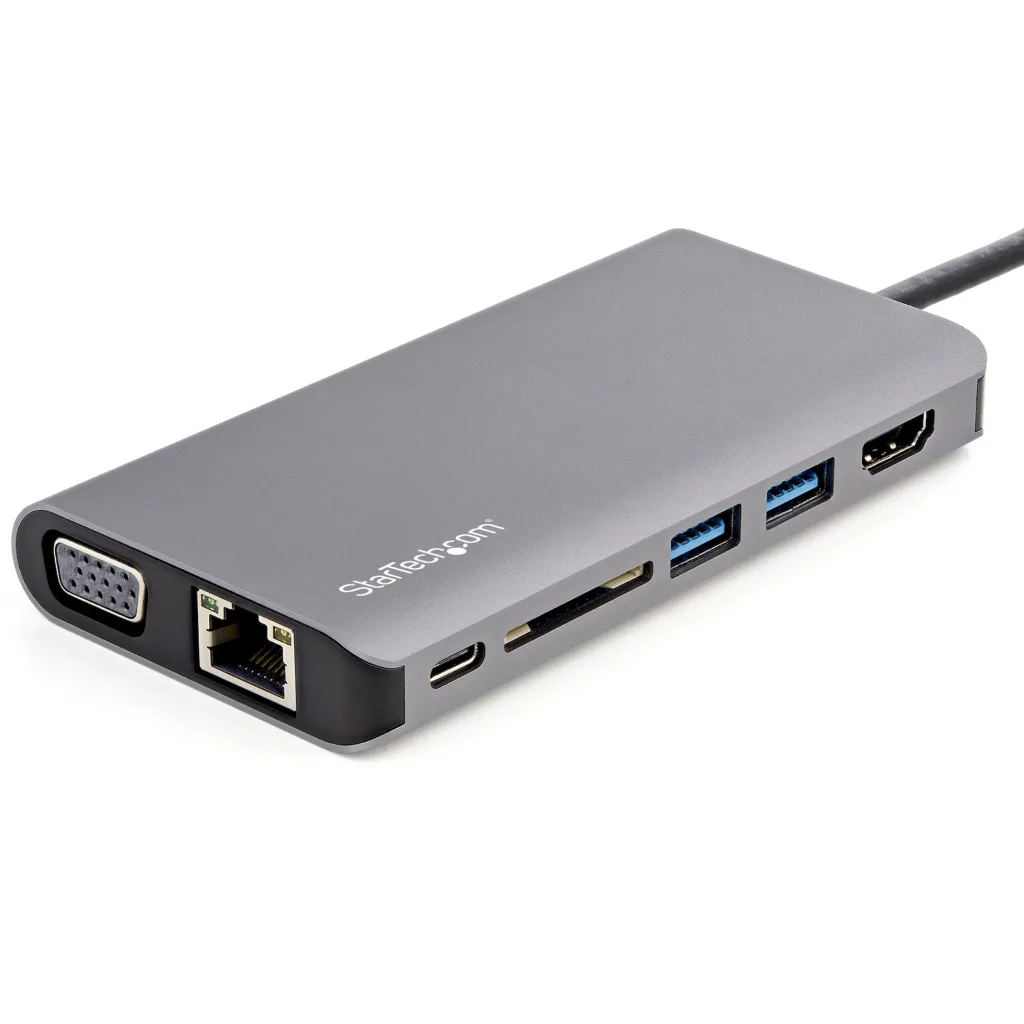 Imagen 1 de Adaptador Multipuertos USB-C HDMI/VGA 100W PD Ethernet 1xUSB C 2x USB 3
