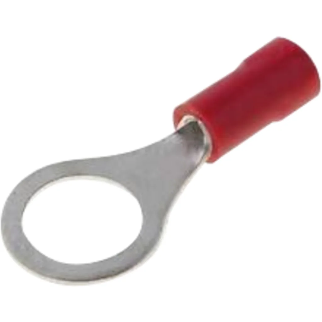 Ojo-8,4mm 0,5-1,5mm2-Cable 100-unids. Conector Rojo Aislado PVC