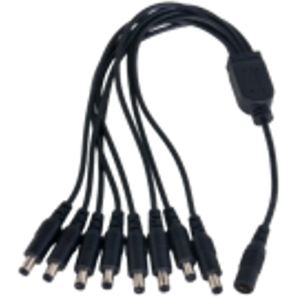 DH-PFM979-1S8P. CABLE ADAPTADOR DE CORRIENTE DAHUA. 1 HEMBRA A 8 MACHOS.