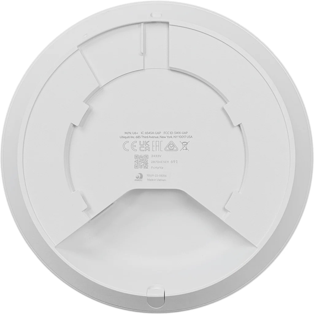 Imagen 1 de Access Point Ubiquiti U6+ Wifi6 (MIMO 2x2) LAN RJ-45 PoE. No incluye inyector