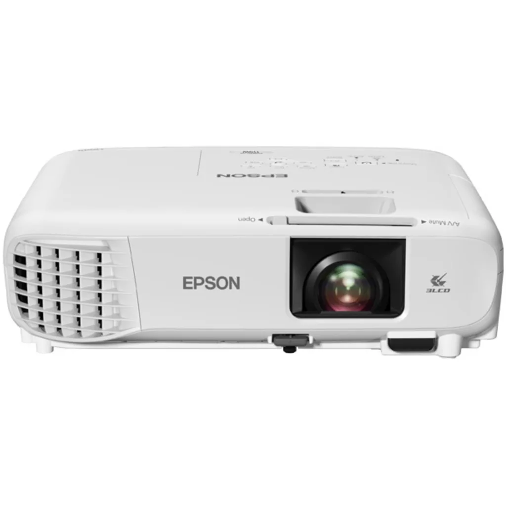 Proyector Epson PowerLite 119W, 4000 LUMENES WXGA 3LCD VGA RCA HDMI RS-232C LAN