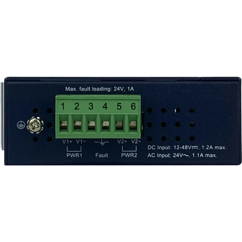 Imagen 6 de Switch Industrial Planet 5-100 5 Port 10/100TX No Admin Riel-DIN 12-48VDC