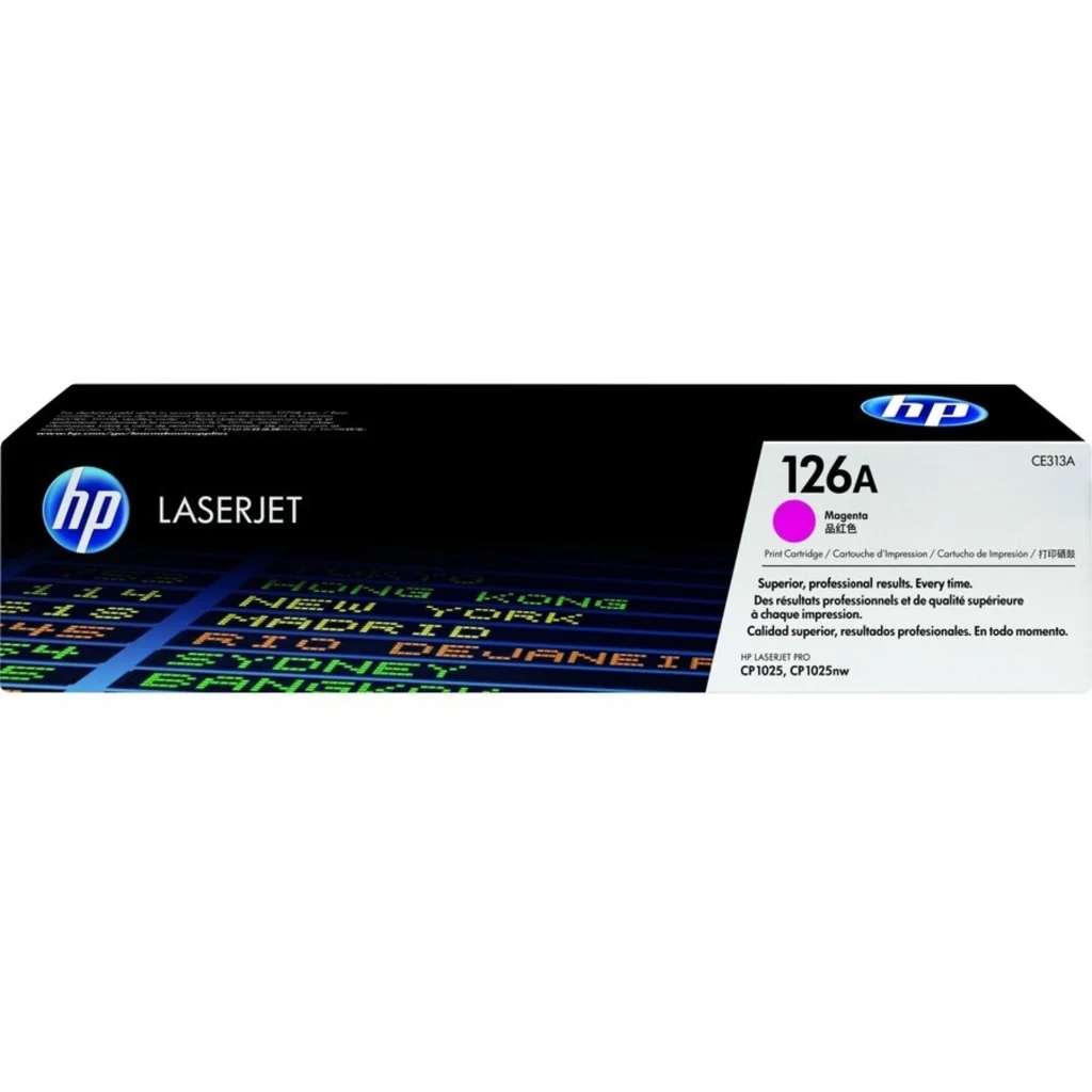 Toner HP 126A Magenta para LaserJet Pro M175a/M175nw/CP1025nw/M175nw, 1000Página